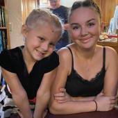 au pair with host child